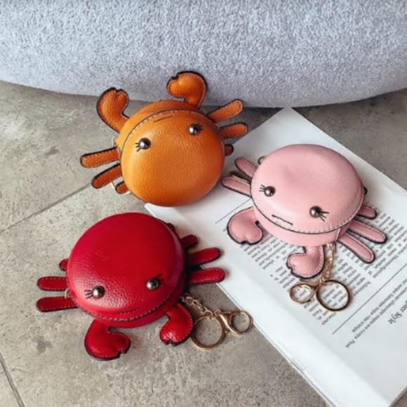 NEW Cute crab mini bag clutch change purse - Picture 8 of 8